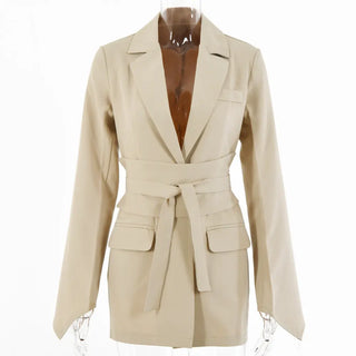 Fashion Casual Women's Suit Lapel Phosgene