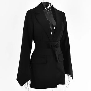 Fashion Casual Women's Suit Lapel Phosgene