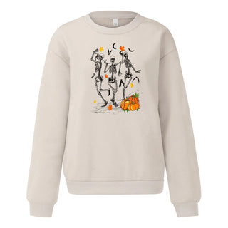 Female Halloween Printed Crew Neck Sweatshirt Phosgene