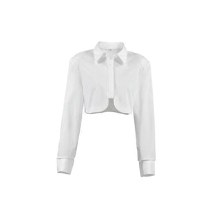 French Commute Minimalist White Shirt Phosgene