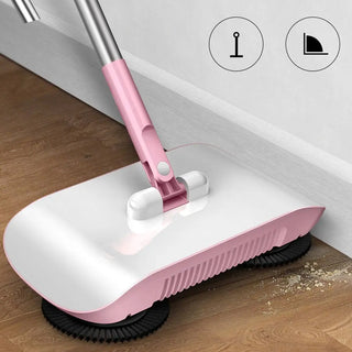 Hand Push Sweeper Household Broom Dustpan Mop Floor All-in-one Machine Gift Mop Sweeper Phosgene