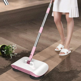 Hand Push Sweeper Household Broom Dustpan Mop Floor All-in-one Machine Gift Mop Sweeper Phosgene