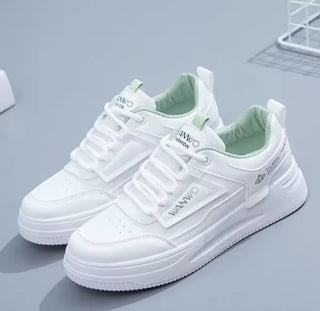 New 2024 Women Sneakers Thick-soled Small White Shoes Women's Breathable Student Board Shoes Thick-soled Platform Shoe 35-40