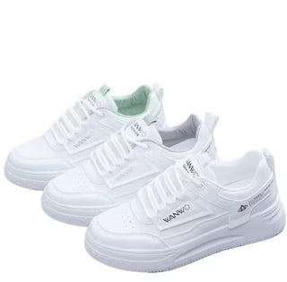 New 2024 Women Sneakers Thick-soled Small White Shoes Women's Breathable Student Board Shoes Thick-soled Platform Shoe 35-40