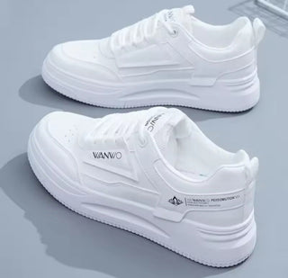 New 2024 Women Sneakers Thick-soled Small White Shoes Women's Breathable Student Board Shoes Thick-soled Platform Shoe 35-40