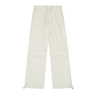 Men's And Women's Embroidered Butterfly Casual Trousers Phosgene