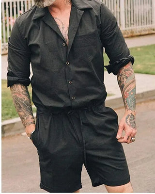 Men's Casual Fashion Suit Jumpsuit Phosgene