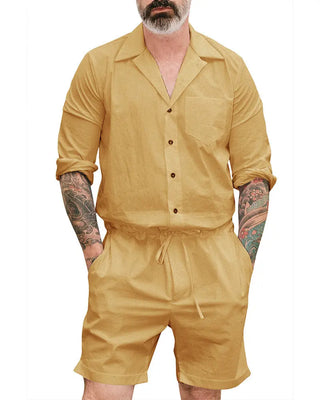 Men's Casual Fashion Suit Jumpsuit Phosgene