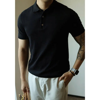 Men's Slim Fit Casual American Retro Fashion Minimalism T-shirt Phosgene