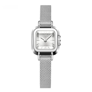 Mesh Quartz Watch Fashion Simple Roman Pattern Waterproof Phosgene