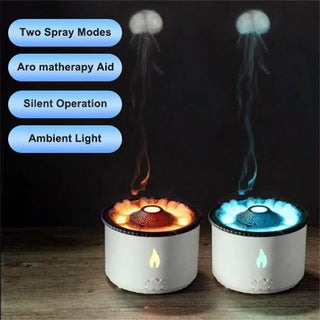 New Creative Volcano Aromatherapy Machine Flame Lamp Belt Essential Oil Phosgene