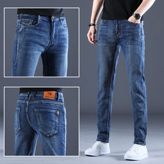 Summer Thin Men's Straight Slim Stretch Casual Pants Phosgene