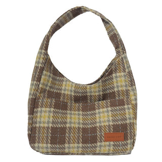 New Plaid Retro Large Capacity Bag For Women - Phosgene