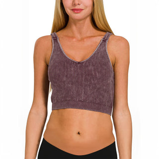 European And American Solid Color Sports Casual Camisole Phosgene