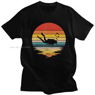 Men's Retro Scuba Diving T-shirt Phosgene