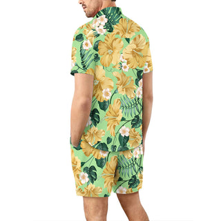 Digital Printed Beach Short Sleeve Shorts Phosgene