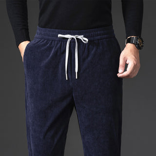 Corduroy Casual Pants Men's Loose, Comfortable, Soft And Breathable Youth Straight-leg Pants Phosgene