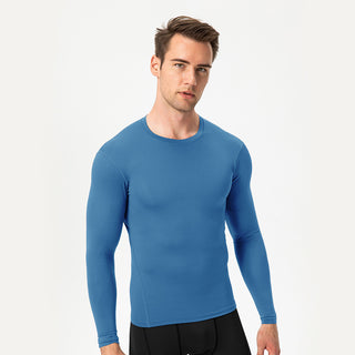 Men's Tight Training PRO Sports And Fitness Running Long Sleeve T-shirt Phosgene