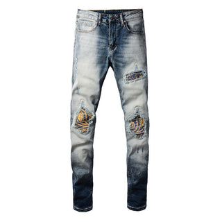 New American Retro Jeans Trendy Men Phosgene