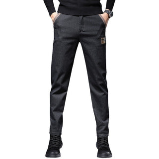 Embroidery Trend Slim Straight Pants Men Phosgene