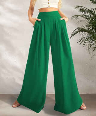 Fashion Straight Women's Wide-leg Pants Loose Phosgene