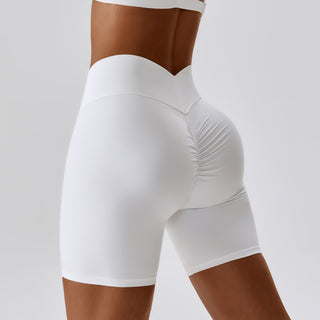 Zechuang European And American Nude Feel Tight Yoga Shorts Women Phosgene