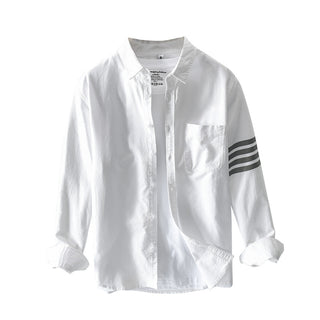 Men's Fashion Casual Polo Collar Shirt Phosgene