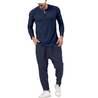 Men's Sports Long Sleeve Trousers Suit Phosgene