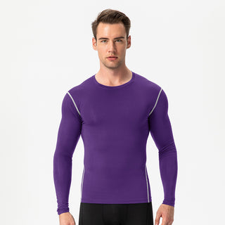 Men's Tight Training PRO Sports And Fitness Running Long Sleeve T-shirt Phosgene