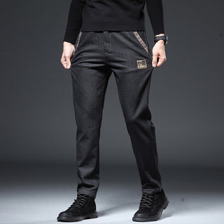 Embroidery Trend Slim Straight Pants Men Phosgene