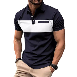 Men's Short Sleeve Polo Shirt Casual Polo Shirt Men's Polo Shirt Phosgene