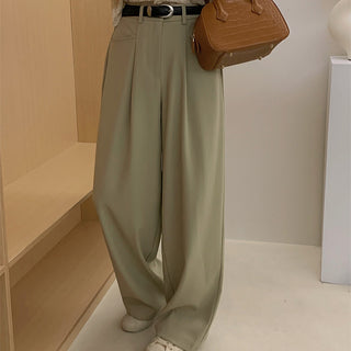 Casual Pants Idle Style Draped Pants Phosgene