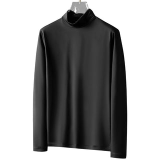 Warm Mercerized Cotton Men's Half-high Collar Bottoming Shirt Phosgene