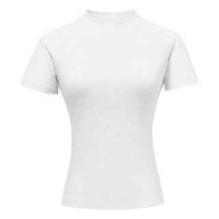 Round Neck Raglan Sleeves T-shirt Female Hot Girl Solid Color Top American Style Phosgene