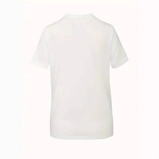 Round Neck Short Sleeve Printed T-shirt Phosgene