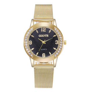 Women's Fashion Diamond Case Quartz Watch Phosgene