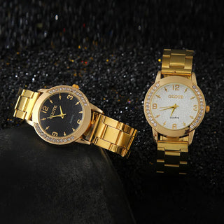 Women's Fashion Diamond Case Quartz Watch Phosgene