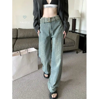 Women's Fashion Straight Wide-leg Pants Phosgene