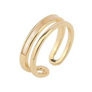 Women's Fritillaria Double Plain Ring Phosgene