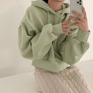 Women's Hooded Sweater Loose All-matching Phosgene