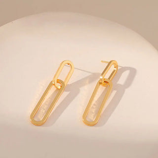 Women's Long And Simple Clip Earrings Phosgene