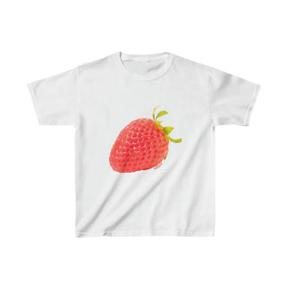 Women's Summer Lemon Strawberry Printed Short-sleeved Top T-shirt Phosgene