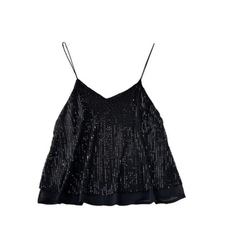 Women's Versatile Loose Sequin Camisole Vest Phosgene