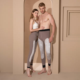 Couple Kneecap Silk Soft Wool Warm-keeping Pants - Phosgene