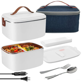 Car Mounted Household Stainless Steel Heating Lunch Box Phosgene