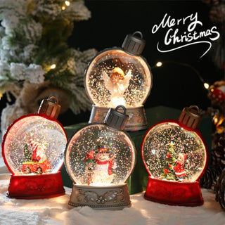 Christmas Holiday Decorations Luminous Simulation Flat Light LED Decoration Scene Layout Flame Light Home Decor - Phosgene