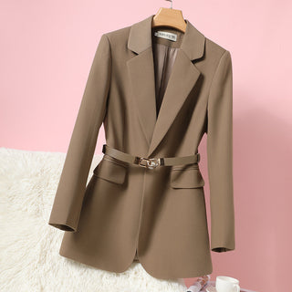 Women's Straight Tube Type Suit Jacket - Phosgene