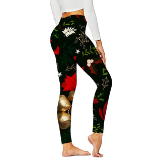 Christmas Pattern Yoga Pants Digital Printed - Phosgene