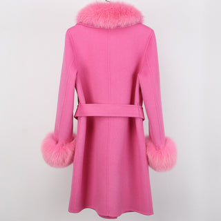 Double-faced Woolen Goods Wool Overcoat Long High-end - Phosgene