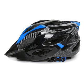 Carbon Fiber Texture Split Helmet Mountain Bike Hat - Phosgene